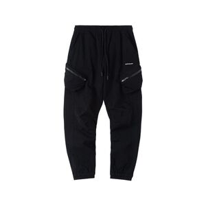 ENSHADOWER Diagonal Zipper Jogger Size Medium NWT Black
